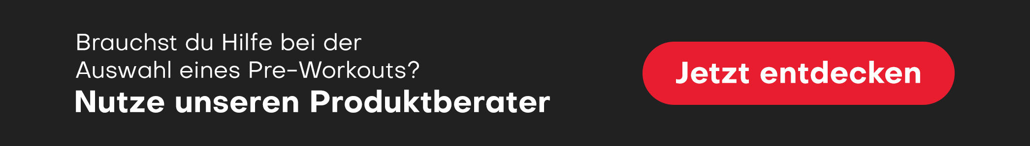 Pre-workout Kaufberater