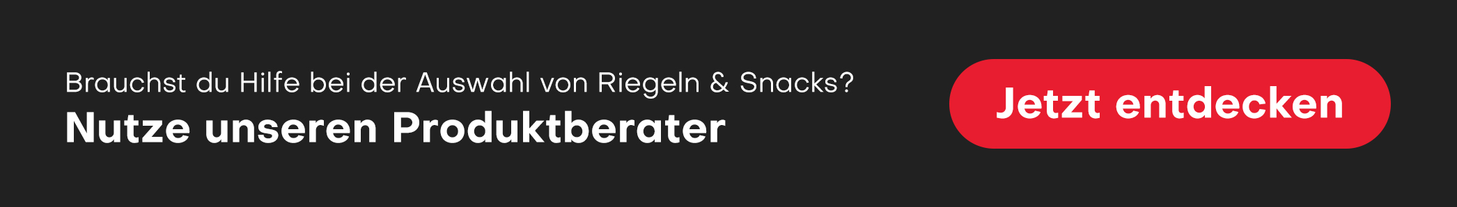 Riegel & Snacks Kaufberater