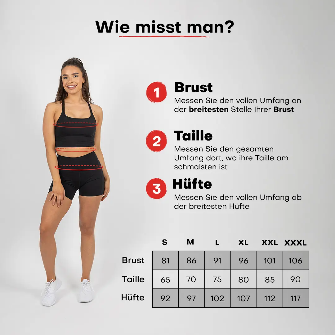 Größentabelle für Lifestyle Jogger Women - Black