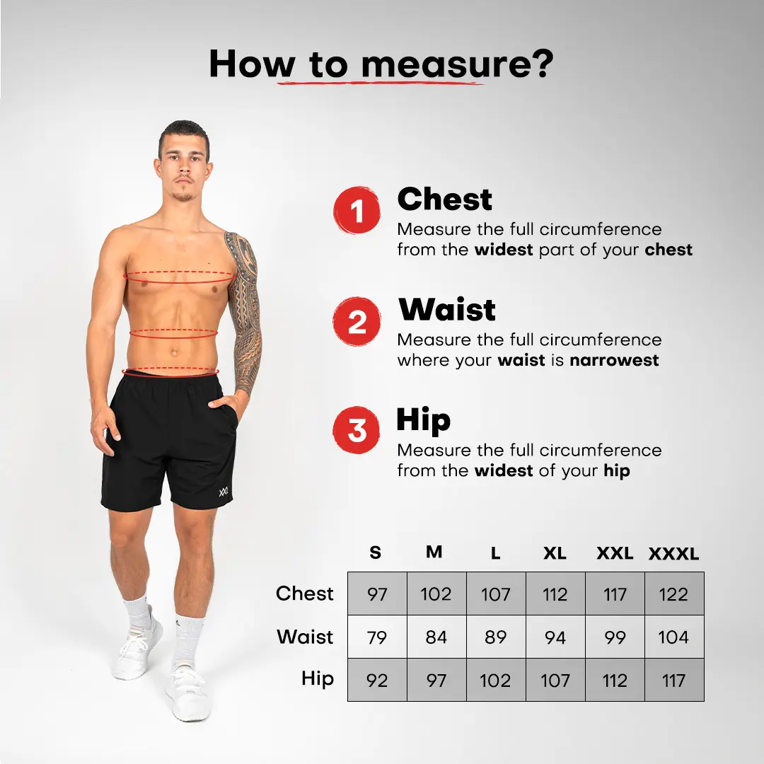 Size chart for Qualifier Joggers Men - Marl Grey