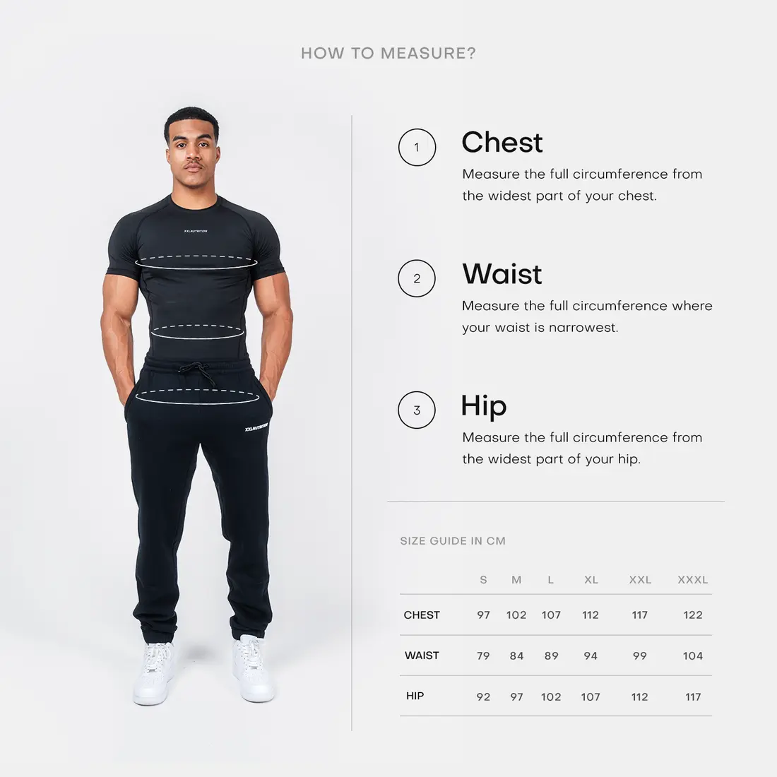 Size chart for Basic Oversized T-Shirt - Marl Grey
