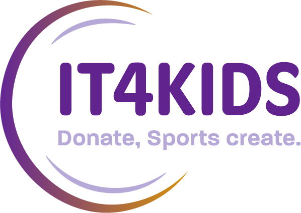 Logo van IT4Kids, stichting voor sportkansen voor kinderen met uitdagingen