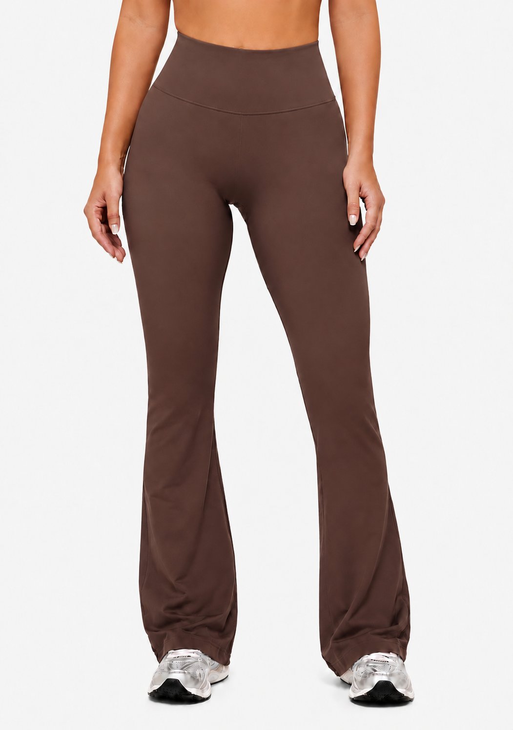 Flared Leggings – Brown – XL