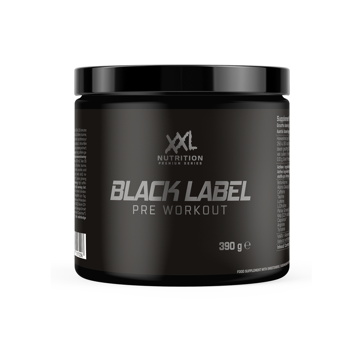 XXL Nutrition Black Label - Pre Workout Apple Pear