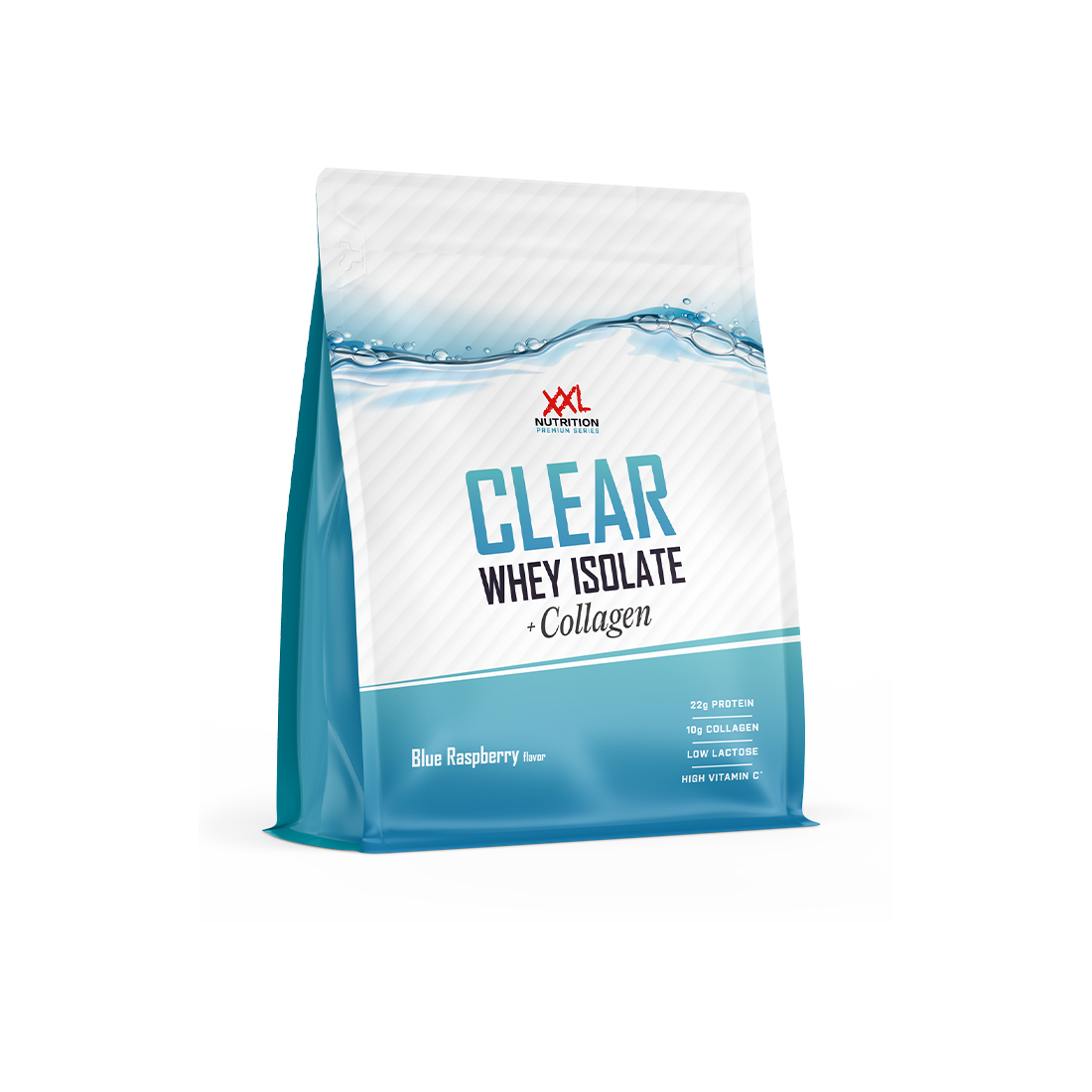 XXL Nutrition Clear Whey Isolate + Collagen Framboos 500 gram