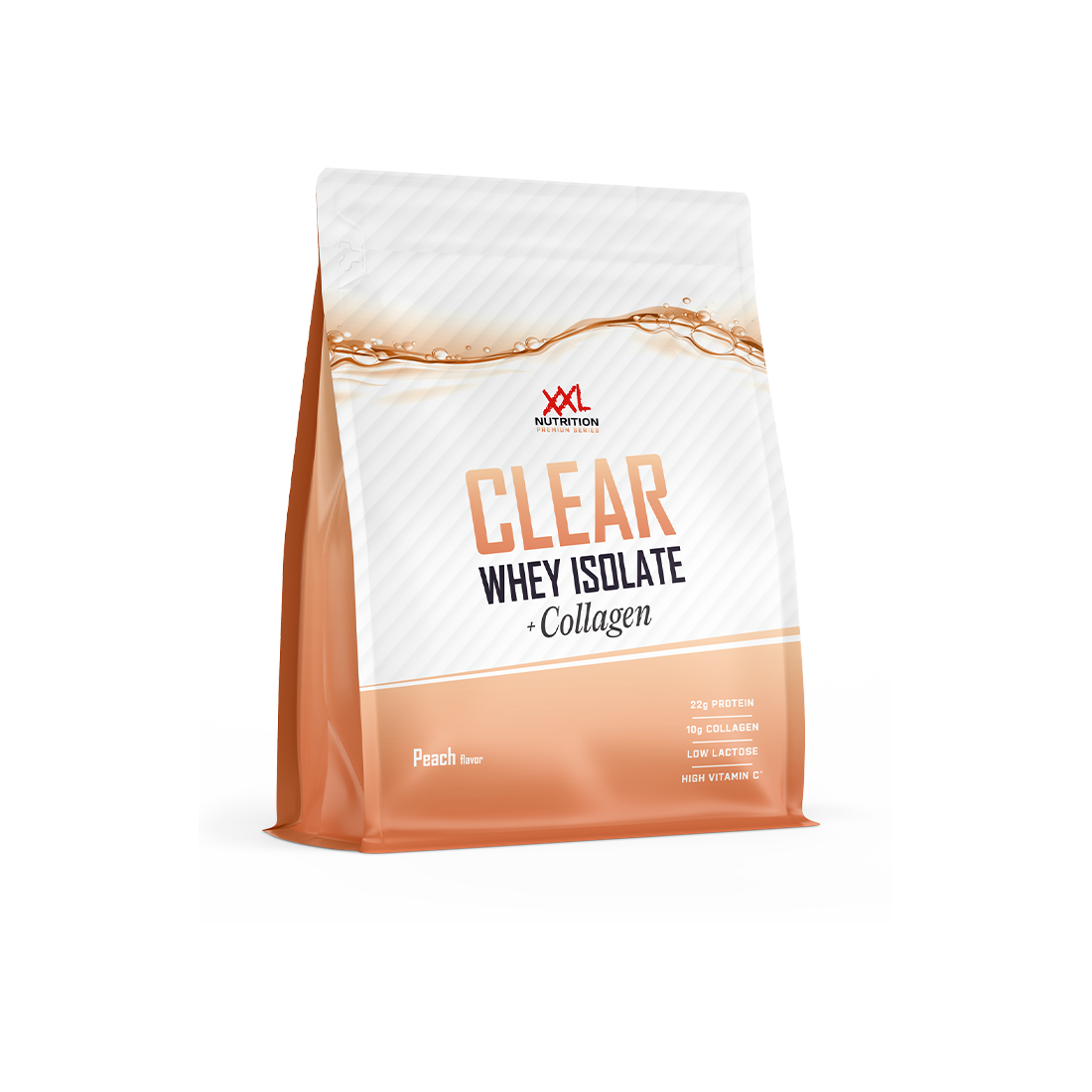 XXL Nutrition Clear Whey Isolate + Collagen Peach 500 gram
