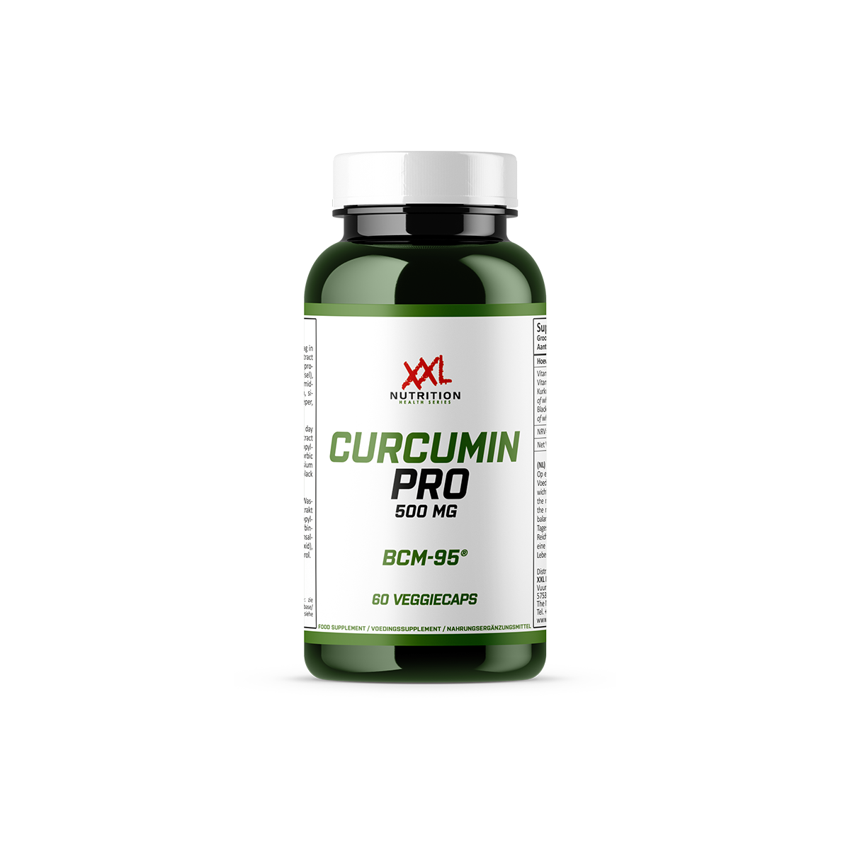 XXL Nutrition Kurkuma Extract BCM-95® (met Bioperine®) - 500 mg - 60 capsules