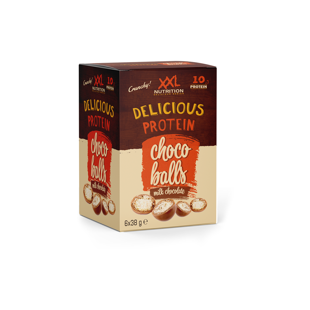 XXL Nutrition Delicious Protein Choco Balls Chocolade 6 pack - 38 gram