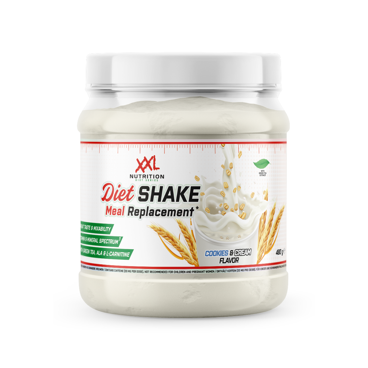 XXL Nutrition Diet Shake Cookies & Cream 480 gram