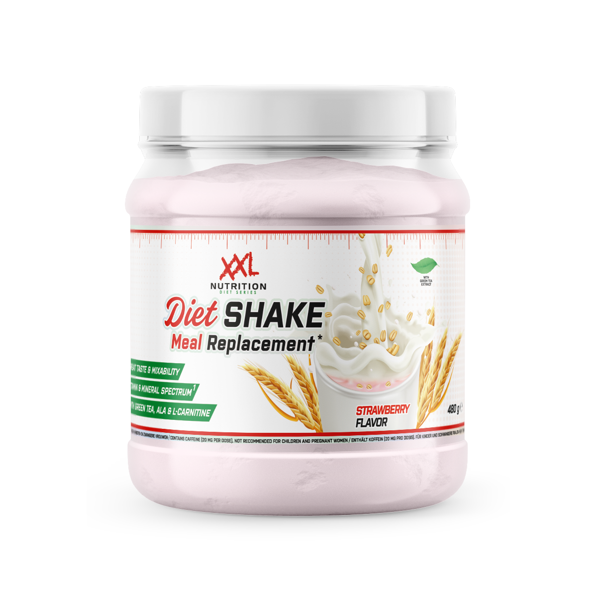 XXL Nutrition Diet Shake Aardbei 480 gram