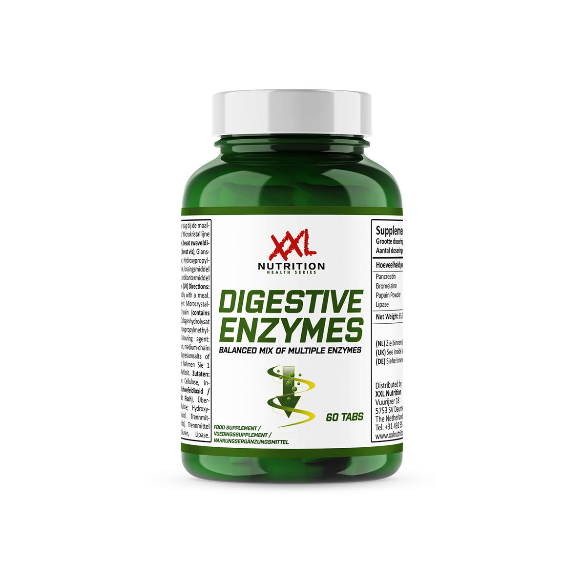 XXL Nutrition Verteringsenzymen - 60 tabletten