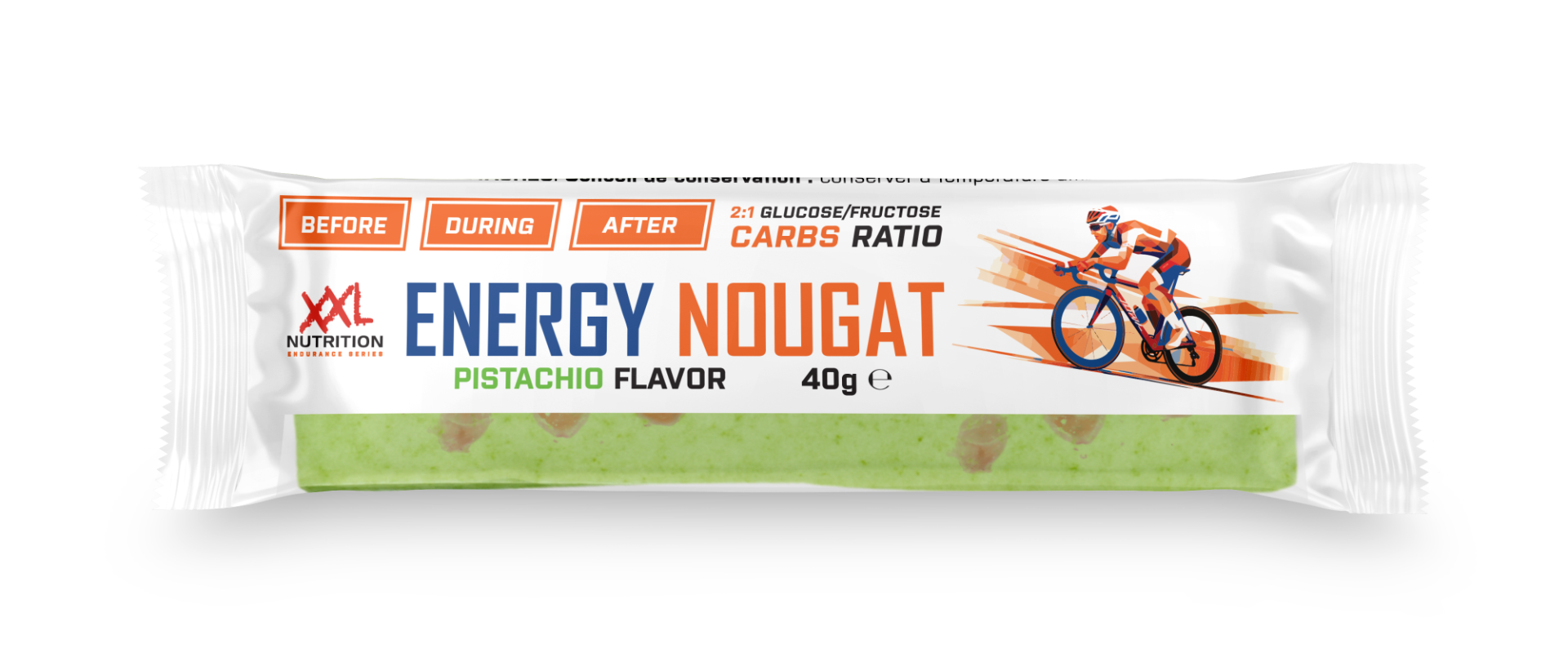 XXL Nutrition Energy Nougat Pistachio 1 reep (40 gram)