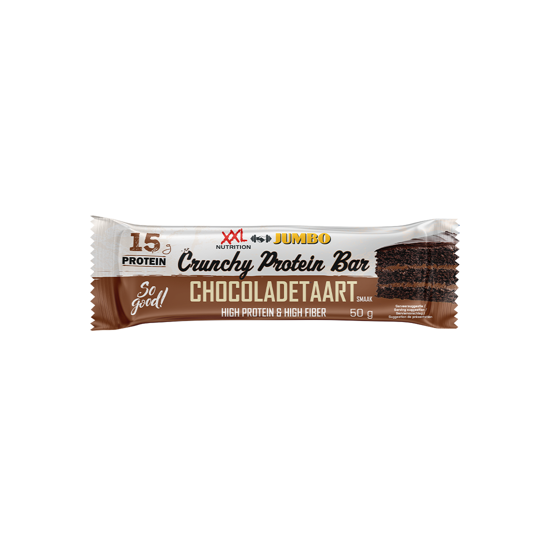 XXL Nutrition Crunchy Protein Bar Chocoladetaart 12 Pack