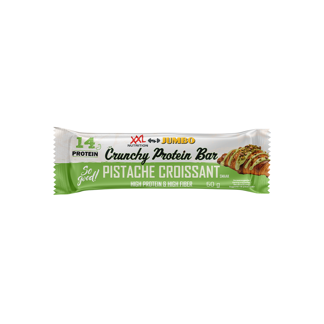 XXL Nutrition Crunchy Protein Bar Pistache Croissant 12 Pack