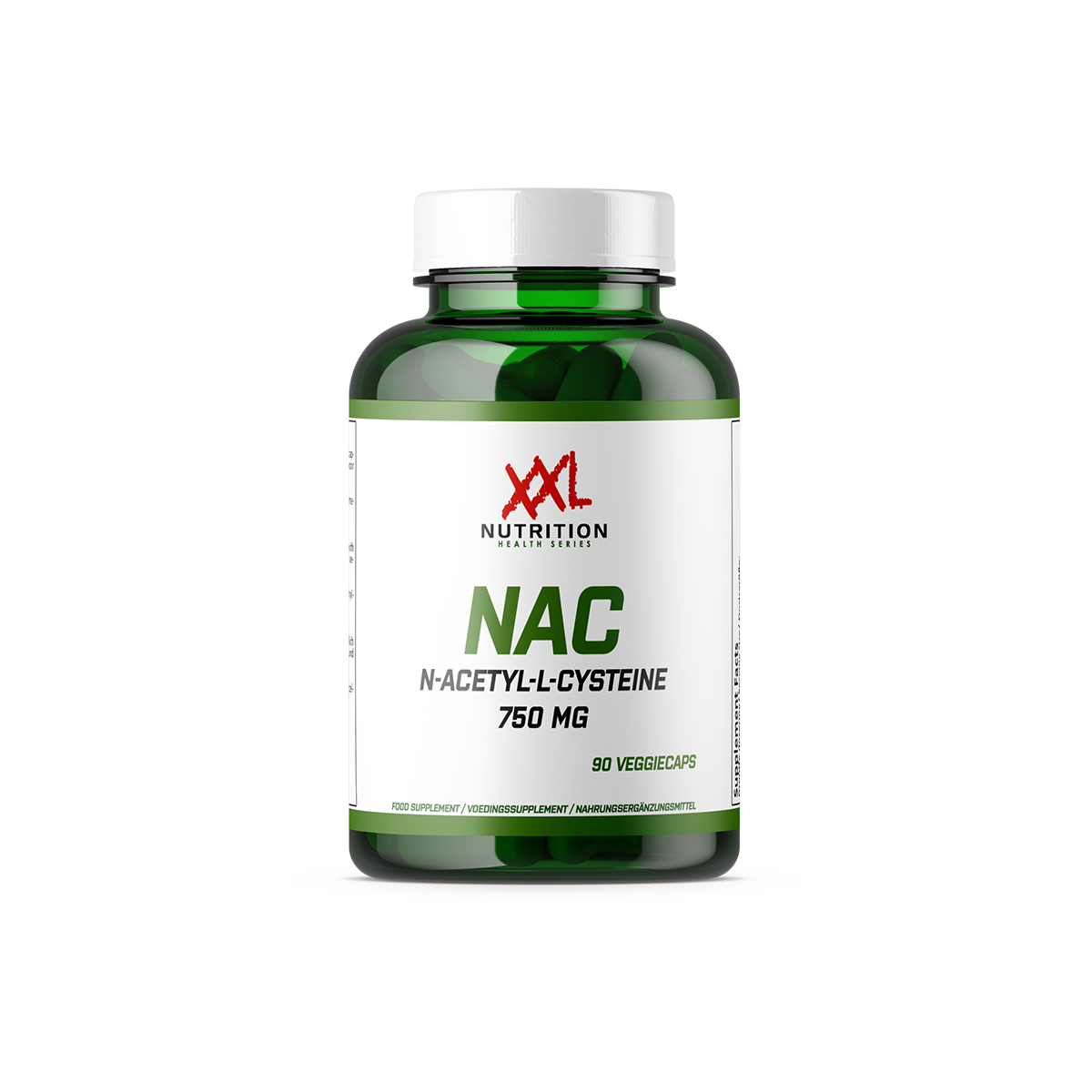 NAC (N-Acetyl-L-Cysteïne) - 750 mg - 90 capsules