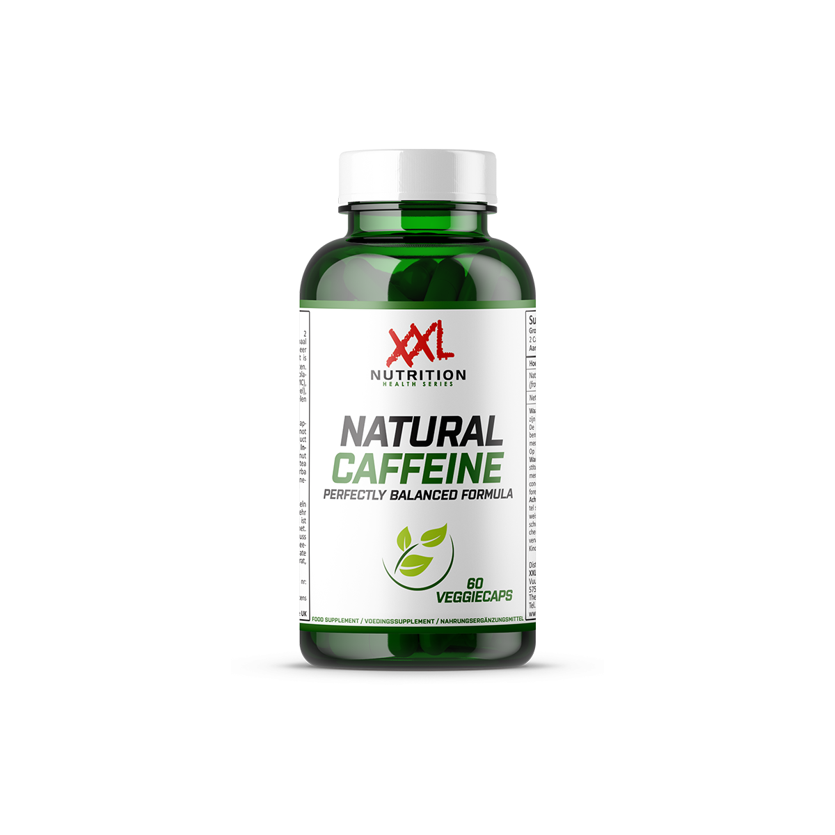 XXL Nutrition Natuurlijke Cafeïne - 100 mg - 60 capsules
