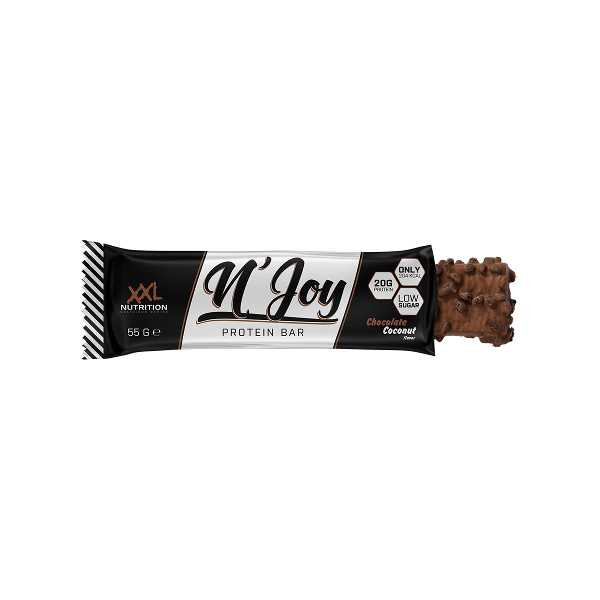 Xxl Nutrition N'joy Protein Bar - 1 Reep - Chocolate & Coconut