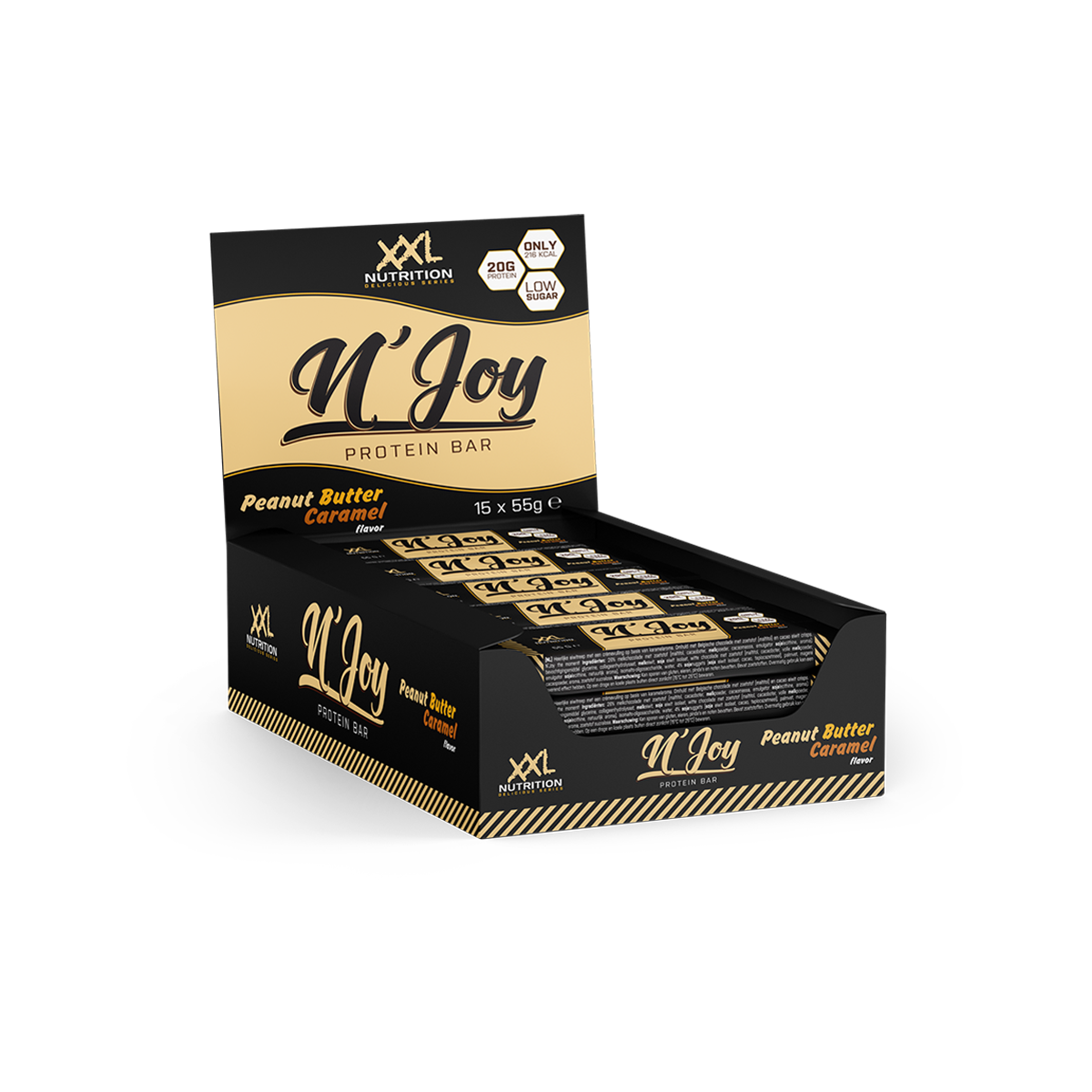XXL Nutrition N'Joy Protein Bar Karamel 15 Pack