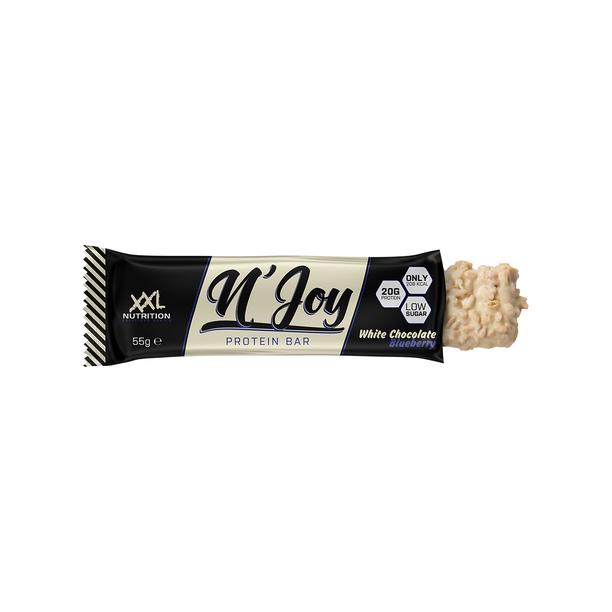 Xxl Nutrition N'Joy Protein Bar - 1 Reep - White Chocolate Blueberry