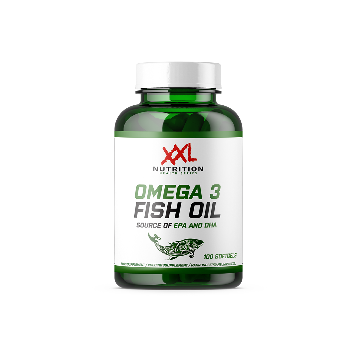 XXL Nutrition Omega 3 Visolie - 1000 mg - 100 softgels