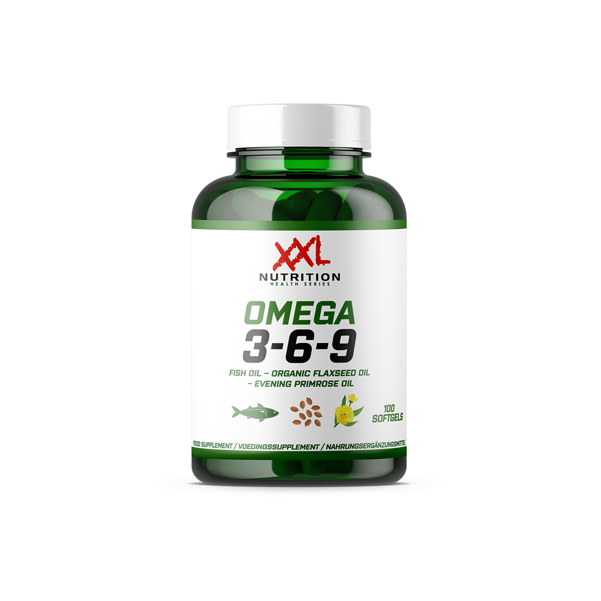 XXL Nutrition Omega 3-6-9 - 1000 mg - 100 softgels