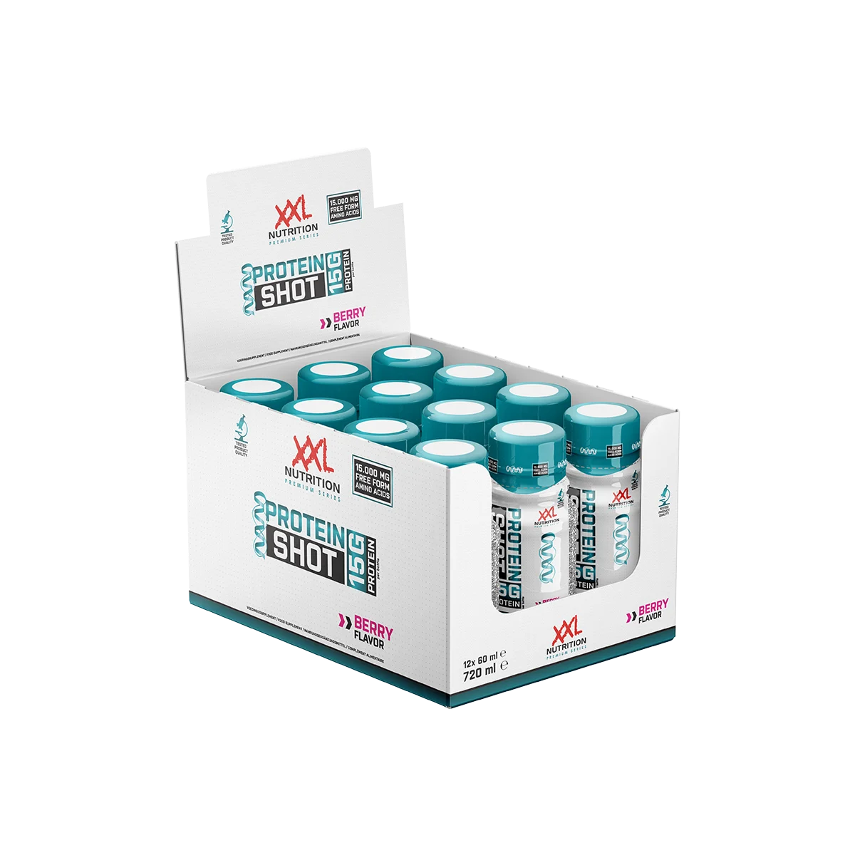 XXL Nutrition Protein Shot Berry 12 Pack