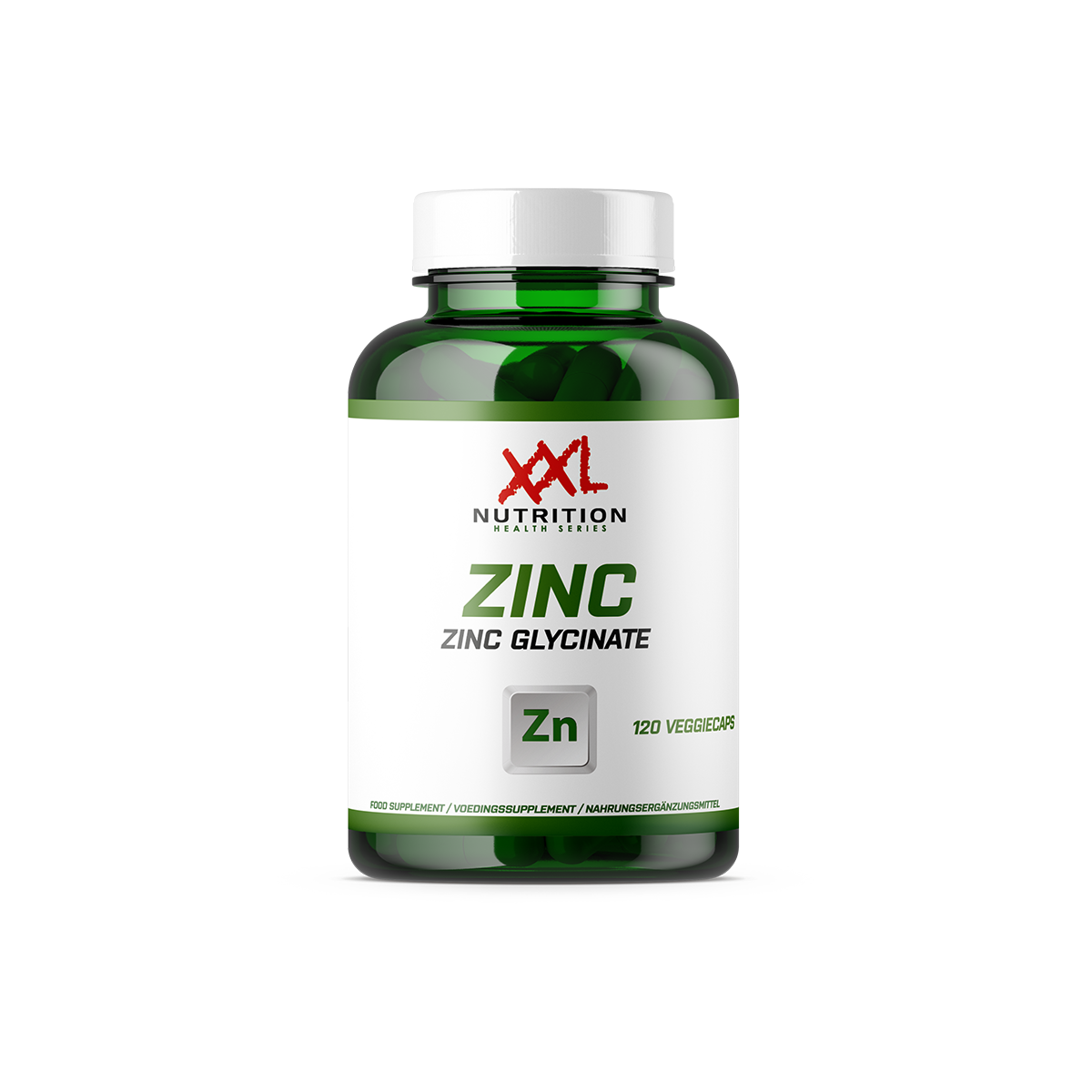 Xxl Nutrition Zink Glycinaat - 22 Mg - 120 Capsules